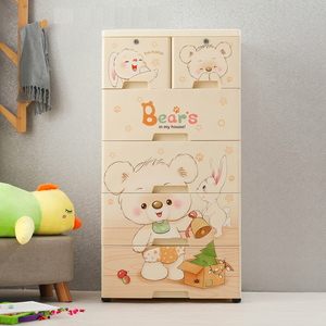 <span class=keywords><strong>Armadio</strong></span> in Legno per Bambini dal Design Semplice e Cartoonesco - Product Image 4