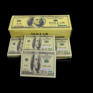Cartes <span class=keywords><strong>de</strong></span> <span class=keywords><strong>poker</strong></span> <span class=keywords><strong>de</strong></span> qualité supérieure, avec motif dollar, pour les jeux - Product Image 4
