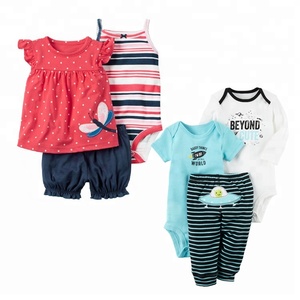 Del bambino Delle Ragazze Set di <span class=keywords><strong>Abbigliamento</strong></span> 2018 di Estate Del Bambino Dei Vestiti Del Ragazzo Dei Vestiti Della Tuta pant Cardigan 3 pezzi Neonato Set - Product Image 4