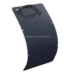 Impermeable celular SunPower 100 W ETFE fibra de vidrio negro semi-flexible panel solar monocristalino - Product Image 4