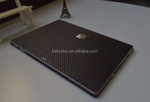 Kakudos Volledige Dekking Geborsteld <span class=keywords><strong>Aluminium</strong></span> Koolstofvezel Huidtextuur <span class=keywords><strong>Laptop</strong></span> <span class=keywords><strong>Skin</strong></span> Sticker Voor Oppervlak Pro 4 - Product Image 2