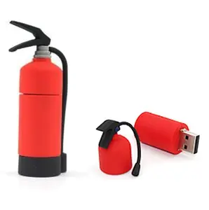 Brandblusser vorm usb flash drive voor present