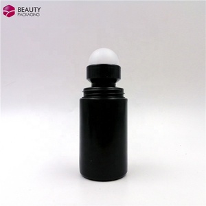 Wholesale <strong>Deodorant</strong> <strong>Bottle</strong> Container Matte Black <strong>Deodorant</strong> Containers PP 50 ml Plastic <strong>Roll</strong> <strong>on</strong> <strong>Bottles</strong> with Roller Ball - Product Image 2