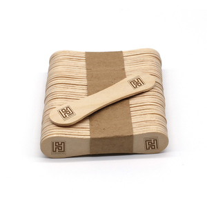 Đại Liên 114Mm 93Mm Vòng 100% Gỗ Bạch Dương Ice Cream <span class=keywords><strong>Popsicle</strong></span> Thanh Trung Quốc Mang Nhãn Hiệu Cấp Thực Phẩm An Toàn Biểu Tượng Tùy Chỉnh In Cho Hàng Thủ Công - Product Image 2