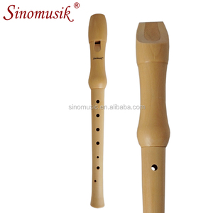 Sinomusik marca profesional Blockflute educación música instrumento madera arce alemán o barroco dedo Soprano grabadora flauta - Product Image 3