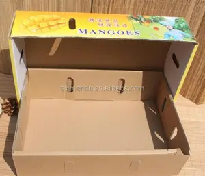 Harte karton karton Mango verpackung box, gedruckt papier obst-fach