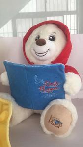 <span class=keywords><strong>Orsetto</strong></span> Narratore Carino da 10'' <span class=keywords><strong>Seduto</strong></span>, Peluche Imbottito con Maglietta e Libro - Product Image 2