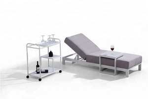 Tumbona de Aluminio de Alta Calidad <span class=keywords><strong>a</strong></span> Bajo Precio. Tumbona de Exterior Hecha <span class=keywords><strong>a</strong></span> <span class=keywords><strong>Mano</strong></span> para Piscina - Product Image 3