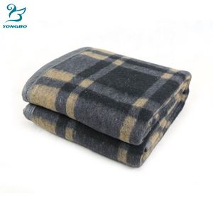 Custom Soft <strong>Single</strong> Wool Blend Brush <strong>Blanket</strong> for Hotel,home - Product Image 5