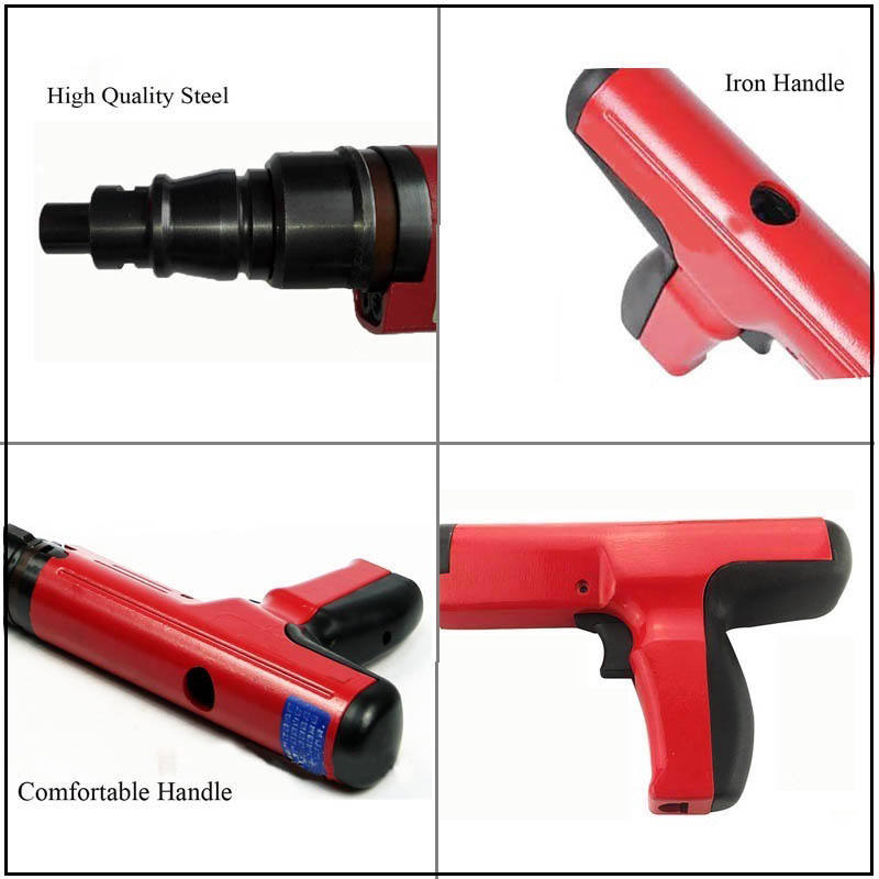 Pistola Sparachiodi Manuale, Chiodatrice Manuale Per Calcestruzzo E Cemento, Strumento Per - Foto 3