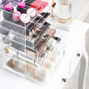 2022 Tren Produsen <span class=keywords><strong>6</strong></span> Tingkat 5 Laci Jelas Kubus Akrilik Kosmetik <span class=keywords><strong>Makeup</strong></span> Laci <span class=keywords><strong>Organizer</strong></span>