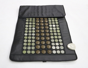 Fabriek Prijs Edelsteen Therapie <span class=keywords><strong>Mat</strong></span> Toermalijn <span class=keywords><strong>Jade</strong></span> Wrap Gernanium Thermische Matras Body Massager Massage Matras Ce Rohs Fcc