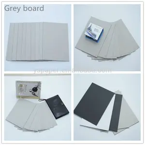 fábrica de cartón gris de aglomerado de cartón de papel para el archivo de la cubierta