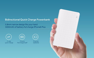 Original ZIM 5000mAh Banco de la Energía Banco de La Batería 5000 Cargador de batería Externa Power Bank Cargador Portátil - Product Image 2