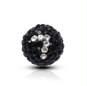 Número <span class=keywords><strong>de</strong></span> <span class=keywords><strong>la</strong></span> suerte 7 encanto, Buena suerte 10mm crystal charm wholesale - Product Image 1