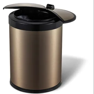 High End Airport stainless steel Sensor trash can waste bin