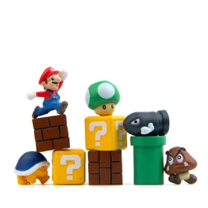 10PCS 3D น่ารัก Super Mario แม่เหล็กตู้เย็นเรซินสำหรับเด็กตกแต่งบ้านเครื่องประดับของเล่นสำหรับเด็ก Super Mario ตู้เย็นแม่เหล็ก