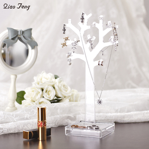 Árbol <span class=keywords><strong>de</strong></span> moda, anillo acrílico negro y blanco para pendientes, soporte <span class=keywords><strong>de</strong></span> joyería, <span class=keywords><strong>organizador</strong></span> <span class=keywords><strong>de</strong></span> joyería, venta al por mayor - Product Image 3