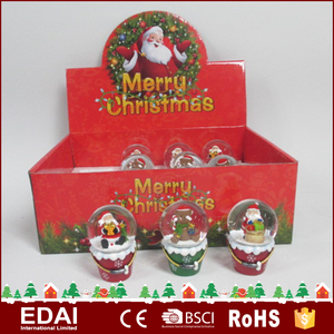 Gros neige boule de l'eau seau de noël neige globes en gros - Product Image 6