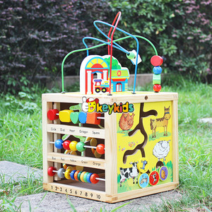 Gros bébé en bois <span class=keywords><strong>labyrinthe</strong></span> jouet perle pour l'éducation W11B127 - Product Image 2
