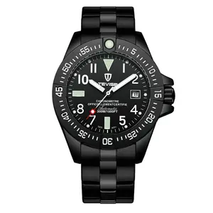 T839A — montre-bracelet pour hommes, automatique, mécanique, affichage calendrier, heure et date, décontracté, lumineuse, étanche