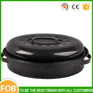 El color blanco con cremallera, tostador <span class=keywords><strong>de</strong></span> pollo pollo <span class=keywords><strong>olla</strong></span> para asar el esmalte <span class=keywords><strong>de</strong></span> gas al <span class=keywords><strong>aire</strong></span> libre - Product Image 1