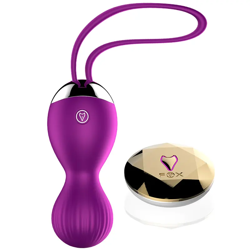 Vibrator Remote Control Nirkabel 15 Meter, Perangkat Masturbasi Wanita Bola Geisha Ben Wa Bergetar