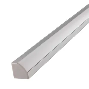 Customized 45 Degree Triangle Aluminum Profile Channel For Corner LED lighting