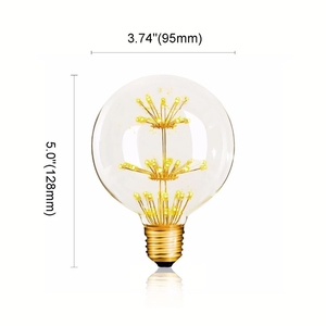Écologique 2000-2400K 1.5W Feux D'artifice Étoilé Lampe Led Edison Filament Feux D'artifice Ampoule pour bar rétro lumière décorative - Product Image 4