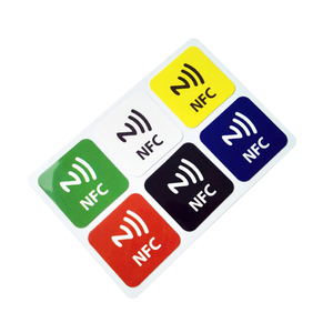 사용자 정의 작은 라운드 광장 인쇄 <span class=keywords><strong>RFID</strong></span> 금속 태그 스마트 NFC 스티커 태그 안티 금속 - Product Image 3