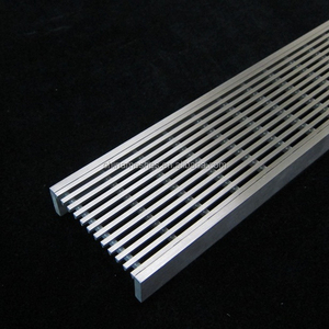 Couverture de drain linéaire en acier inoxydable pour douche de salle de bain - Product Image 1