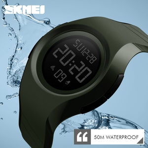 Fábrica de silicona skmei LED Light up relojes con fecha Chime - Product Image 1