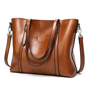 Bolsos de mano y monederos de cuero para mujer, de marca, con asa superior, para hombro - Product Image 2
