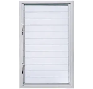 vertical jalousie aluminum glass louver door