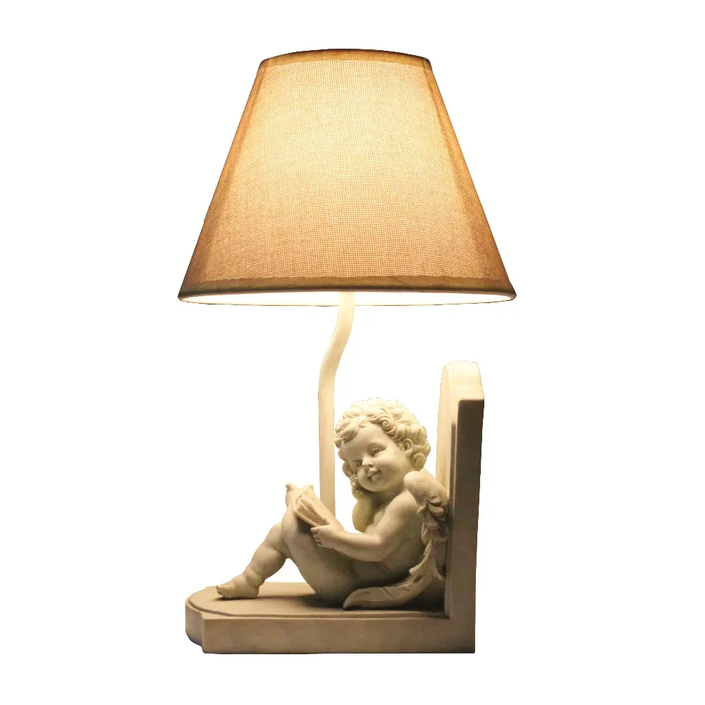 European luxury angel baby led desk lamp kids table lamp