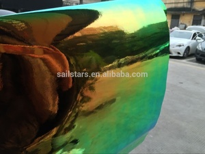 Màu Xanh Lá Cây Cầu Vồng Chrome Gương Phản Chiếu Holographic Xe Body Bọc Vinyl 20M - Product Image 6