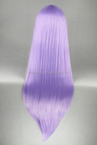 Peluca de Anime de Alta Calidad de 80 cm de Largo, Lisa, Morada Claro, de Saint Seiya Athena, para Cosplay, Sintética, Resistente al Calor - Product Image 5