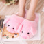 Pantuflas <span class=keywords><strong>de</strong></span> cerdito rosas LK, lindas y cómodas para dormitorio, pantuflas <span class=keywords><strong>de</strong></span> cerdito para mujer para interiores. - Product Image 6