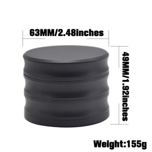 Molinillo <span class=keywords><strong>de</strong></span> hierbas para fumar, tamiz <span class=keywords><strong>de</strong></span> aluminio, 63MM, 4 dientes afilados, Metal, triturador <span class=keywords><strong>de</strong></span> <span class=keywords><strong>tabaco</strong></span> - Product Image 4