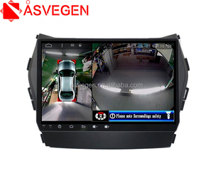 Sistema de vista de pájaro de 360 grados, vista panorámica, cámara de coche, tablero alrededor del estacionamiento, cámara DVR para coche, caja negra para Hyundai <span class=keywords><strong>Santa</strong></span> <span class=keywords><strong>Fe</strong></span> - Product Image 2