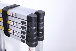 Échelle télescopique <span class=keywords><strong>double</strong></span> face en aluminium réglable EN131, échelle multifonctionnelle, échelle pliante, très vendue - Product Image 3