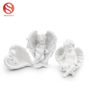 Reçine güzel küçük melek büyük aşk şekli tasarım kanatları uyku <span class=keywords><strong>cherub</strong></span> heykelcik ev dekor için - Product Image 6