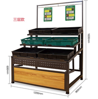 Wandmontage Groente Rack Groente-en Display Rack