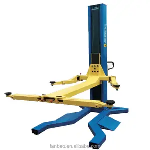 Single Post Fixed Hydraulic car Lift rubber door protection with CE certification Shanghai Fanbao