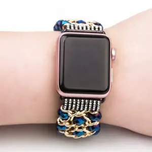 Luxurious Crystal 38mm/42mm Jewelry Watch Band with Adapter for Apple Iwatch Band Strap Girls Love it