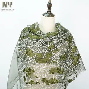 Nanyee הטוב ביותר נמכר אופנה טול רקום בד טקסטיל