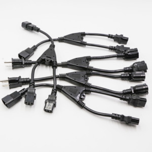 6ft 18AWG สายไฟแยกสายไฟ10A (NEMA 5-15P ถึง2X IEC 60320 C13) - Product Image 6