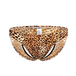 Sous-vêtement Sexy pour hommes, <span class=keywords><strong>string</strong></span>, imprimé léopard, pochette bombée, t-back, nouvelle collection 2020 - Product Image 5