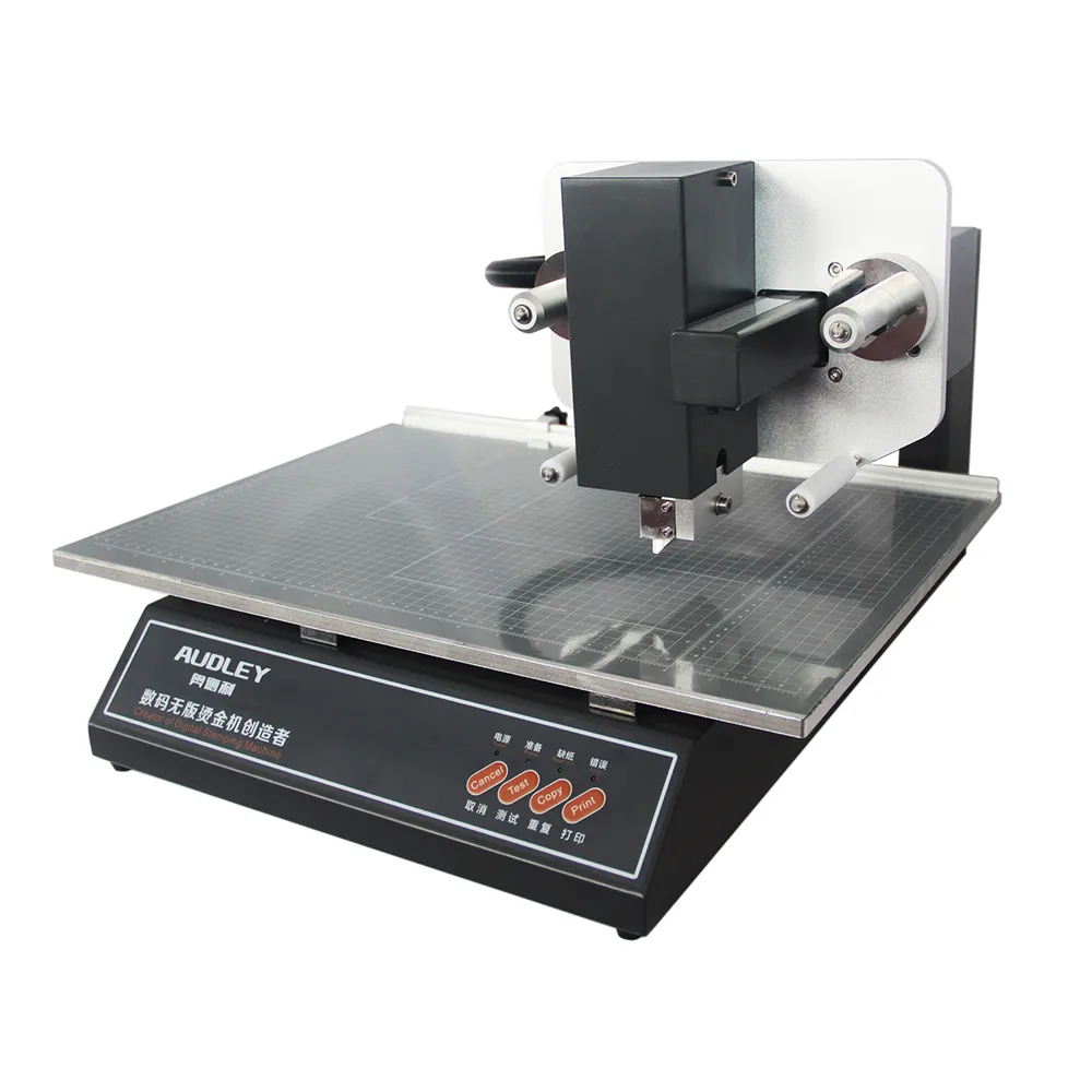 Vinica dijital sıcak folyo damgalama makinesi VNC-3050a yazıcı alüminyum folyo baskı kartvizit