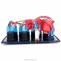 Panneau de commutation d'instruments marins électriques 12 volts
